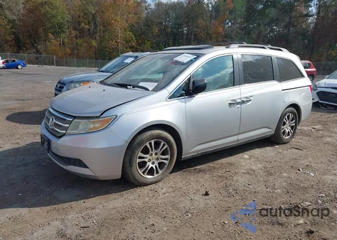 2011 Honda Odyssey Ex-L z USA, uszkodzony, nr VIN 5FNRL5H63BB009090